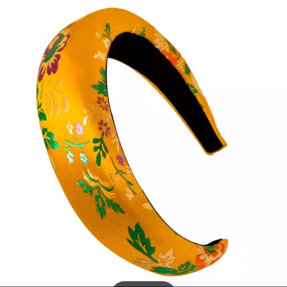 SOLD!!! Floral Embroidered Thick Headband